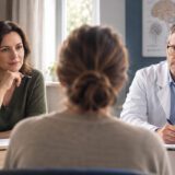 Psycholog i psychiatra podczas konsultacji z pacjentką